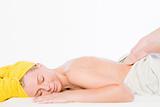 Wellness girl series massage lower back