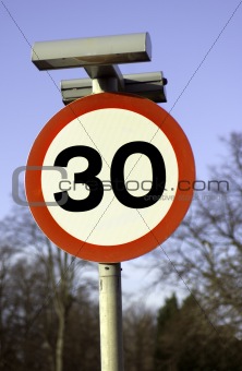 speed limit 30 mph