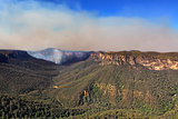 Bushfire in Grose Valley Australia