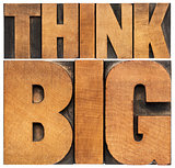 think big in wood type