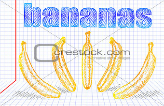 bananas sketch