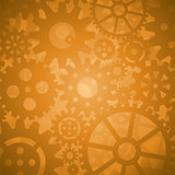 Gold Gears Background