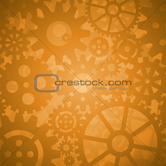 Gold Gears Background
