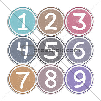 Hand Drawn Numbers