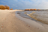 sand beach on North sea, Hindeloopen