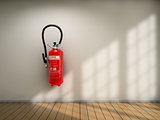 Extinguisher on room