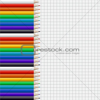 Pencil on notebook sheet