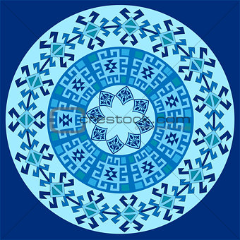 blue ottoman serial patterns one