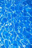 Blue Water Texture of Ripples during a Sunny Day