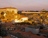 North side of Porto at evening