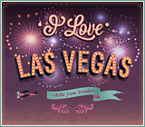 Greeting card from Las Vegas - Nevada.
