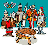 knights of the round table cartoon