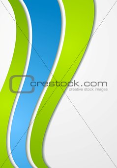 Colourful waves background