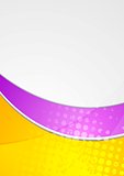 Colourful vector waves design