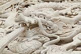 Dragon statue in chinese temple