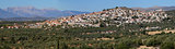 Panoramic of Village In Lakonia, Greece