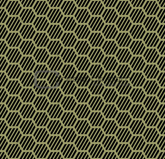 Seamless hexagons texture. Honeycomb repeatable pattern.  
