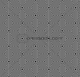  Seamless geometric op art pattern. 