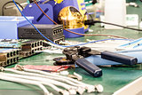 electronics equipment assembly workplace