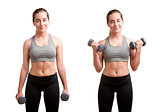 Standing Bicep Dumbbell Curl