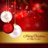 Abstract beauty Christmas and New Year background. vector illust
