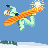 Snowboarding on Air