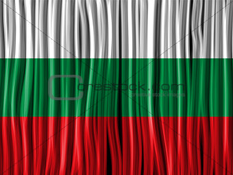 Bulgaria Flag Wave Fabric Texture Background