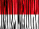Monaco Flag Wave Fabric Texture Background
