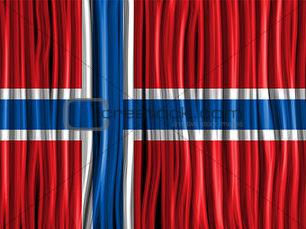 Norway Flag Wave Fabric Texture Background