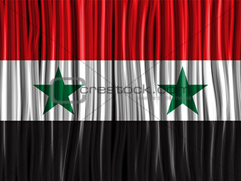 Syria Flag Wave Fabric Texture Background