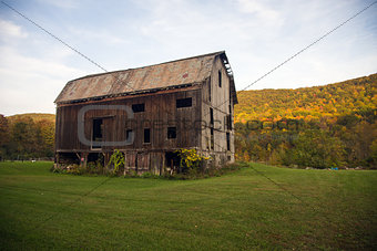 Old barn in countryside