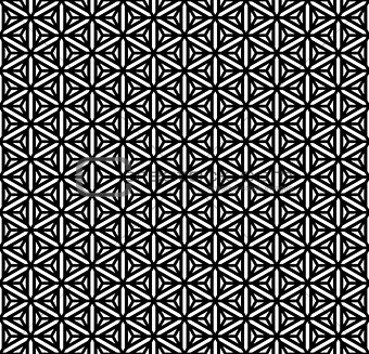 Seamless geometric Hexagons, triangles and stars texture. 
