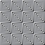 Abstract vector monochrome squares pattern