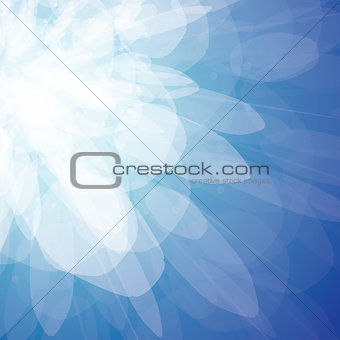 Vector abstract background - blue sparks