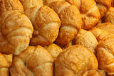Croissants on tray - the background