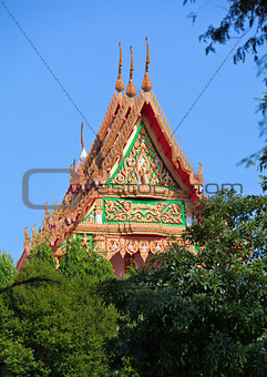 Roof of the Thai Monastery