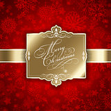 Christmas label background 
