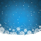 Christmas snowflakes and stars 