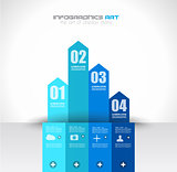 Infographics background to display your data 