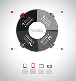 Infographics concept to display your data 