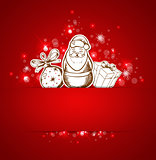  Background with Santa Claus