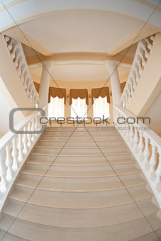 staircase to the hall