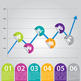 Infographic chart ideal for advertisements