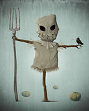 Halloween scarecrow