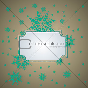 snowflake on a paper background