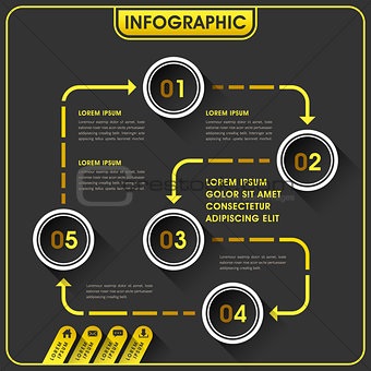 abstract infographics design