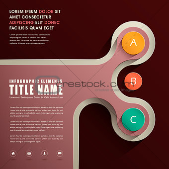abstract infographics design