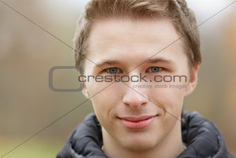 Young attractive man outdoor portrait