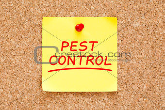 Pest Control Sticky Note
