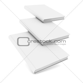 Three white book